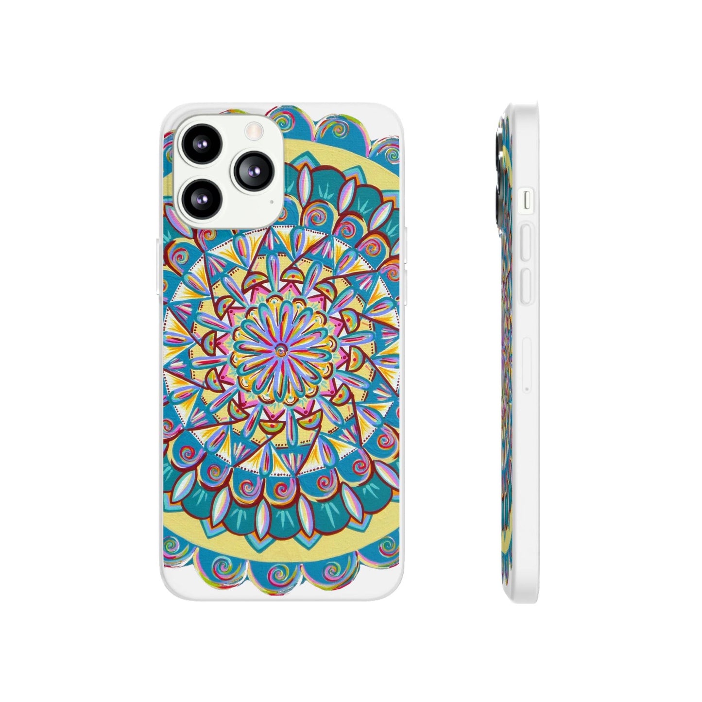 "Almandalayana" Art Phone Armor (slim-fit) - Blue Flame Array iPhone 13 Pro Max Phone Case