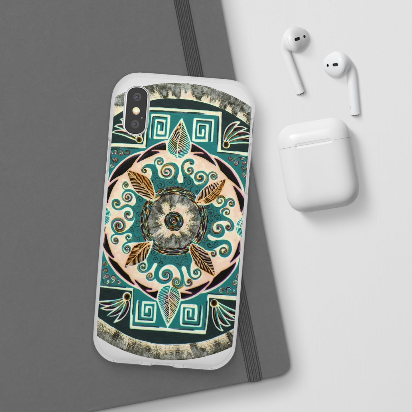 "Hojachakanazura" Art Phone Armor (slim-fit) - Blue Flame Array Phone Case