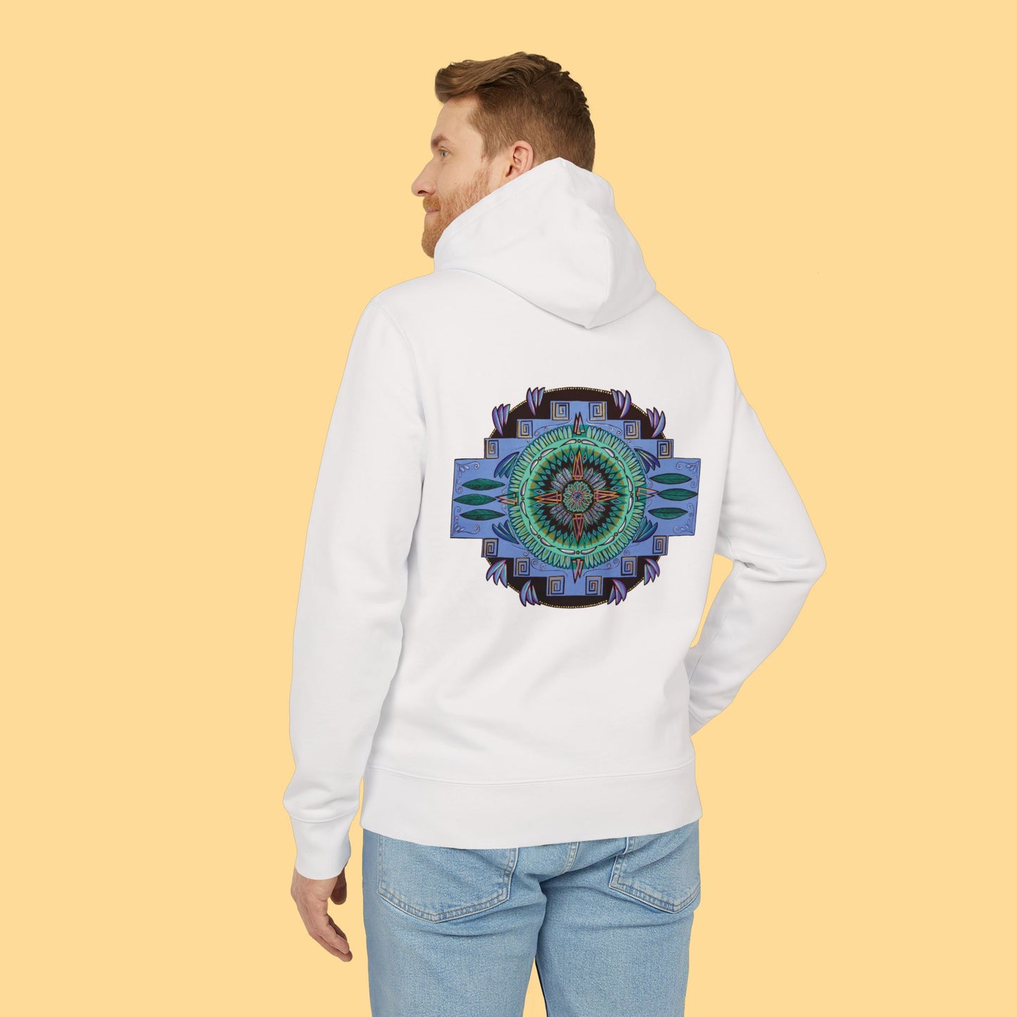 "Plumachakana" Organic Cruiser Hoodie (Font&Back Print)