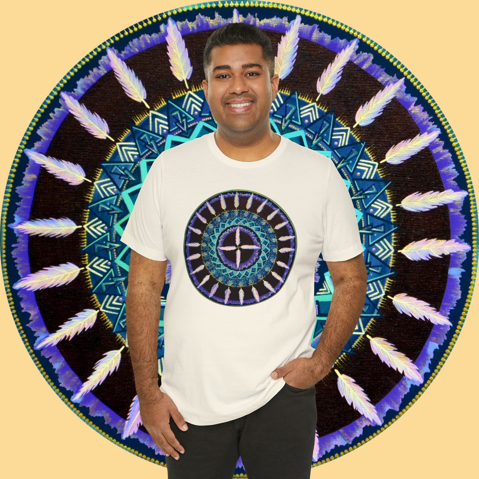 "Cuatro Vientos" Lords & Ladies Tee - Blue Flame Array T-Shirt