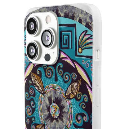 "Hojachakana" Art Phone Armor (slim-fit) - Blue Flame Array Phone Case