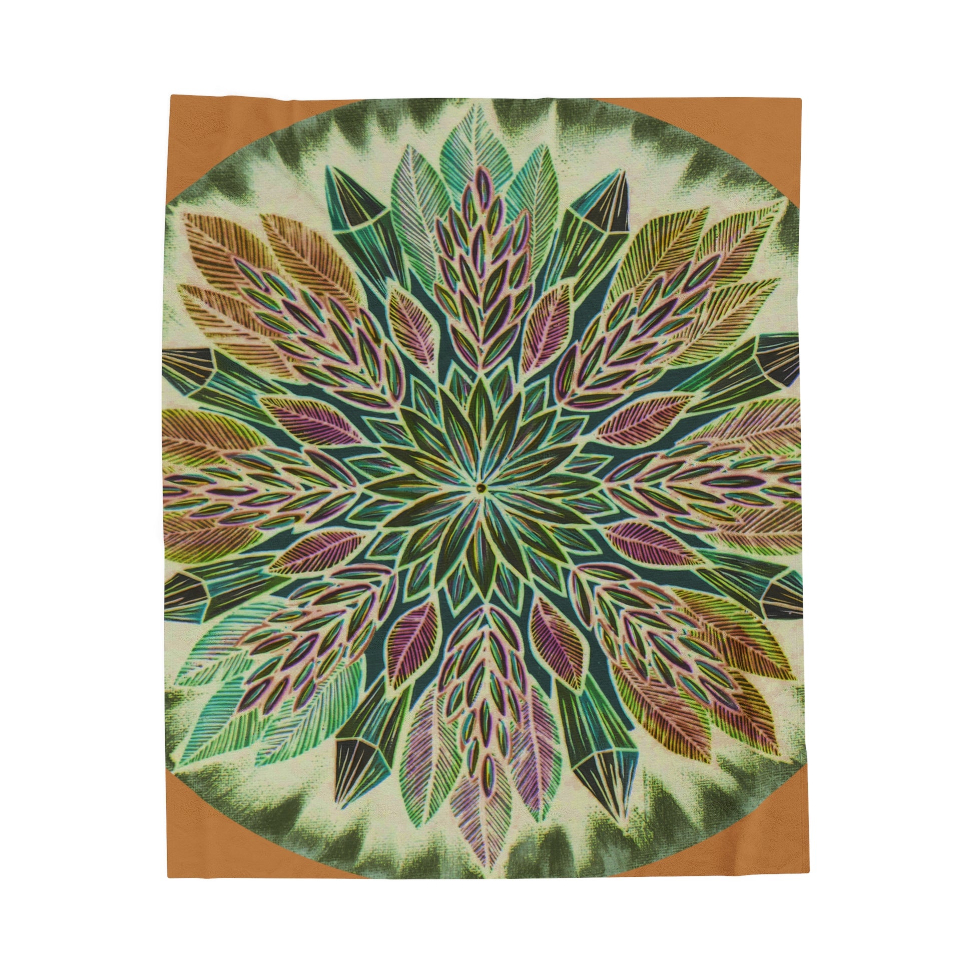 "Krystalhoja Verde" Dreamcatcher Blanket - Blue Flame Array All Over Prints