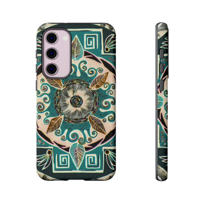 "Hojachakanazura" Art Phone Armor - Blue Flame Array Samsung Galaxy S23 Plus / Matte Phone Case