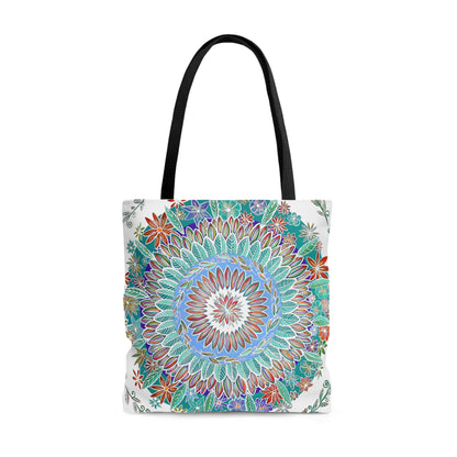 "Mandalavida Blanka" Tote Bag (All-Over-Print)