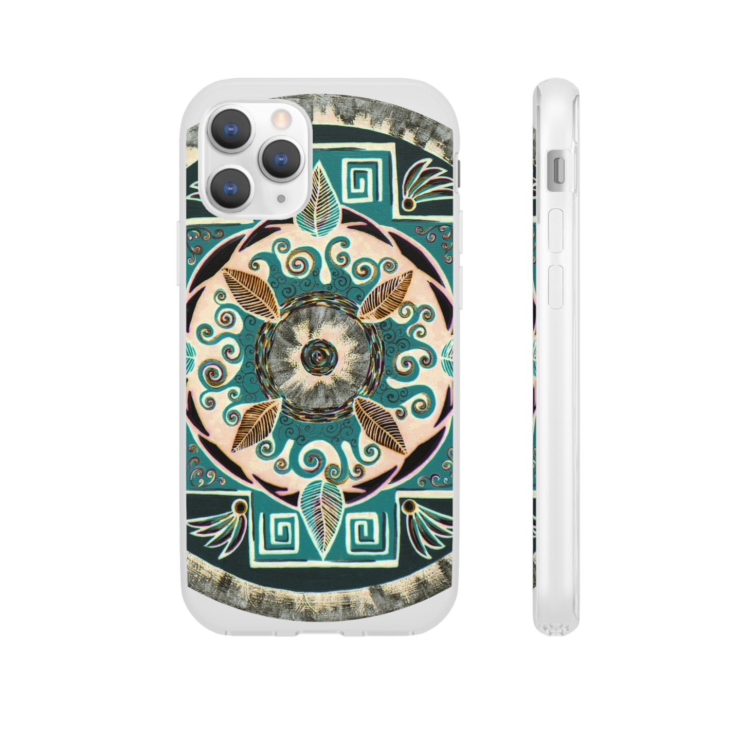 "Hojachakanazura" Art Phone Armor (slim-fit) - Blue Flame Array iPhone 11 Pro Phone Case