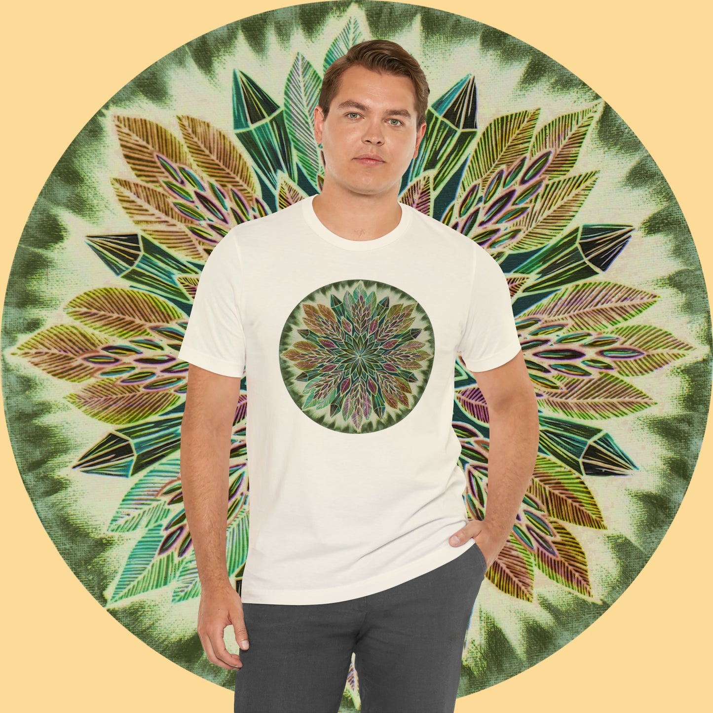 "Krystalhoja Verde" Lords & Ladies Tee - Blue Flame Array T-Shirt