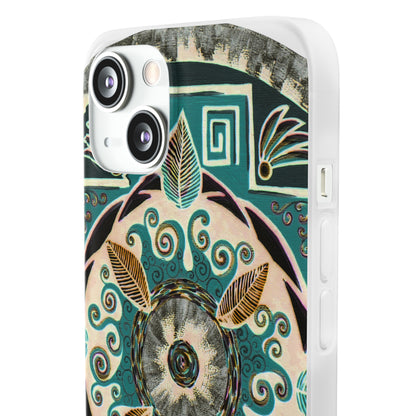 "Hojachakanazura" Art Phone Armor (slim-fit) - Blue Flame Array Phone Case