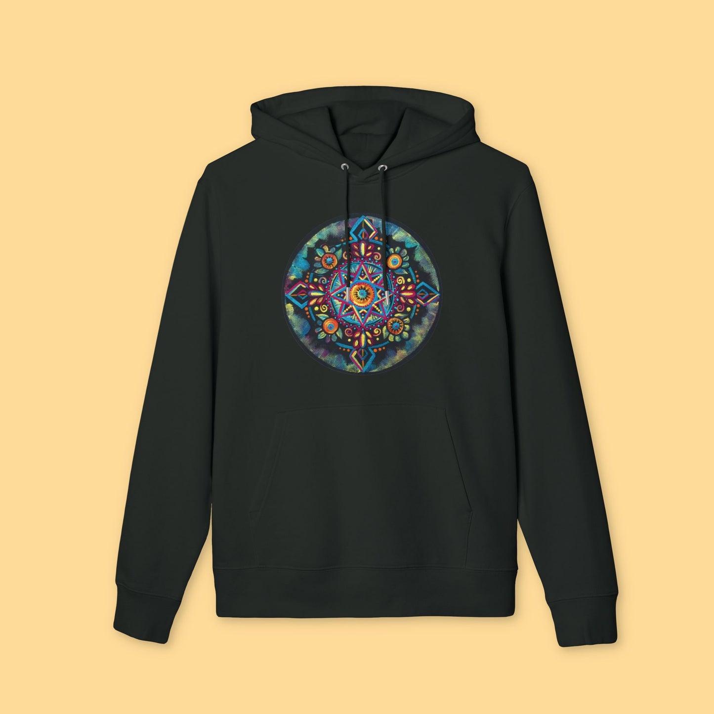 "Kirashadala" Organic Cruiser Hoodie (Font&Back Print)