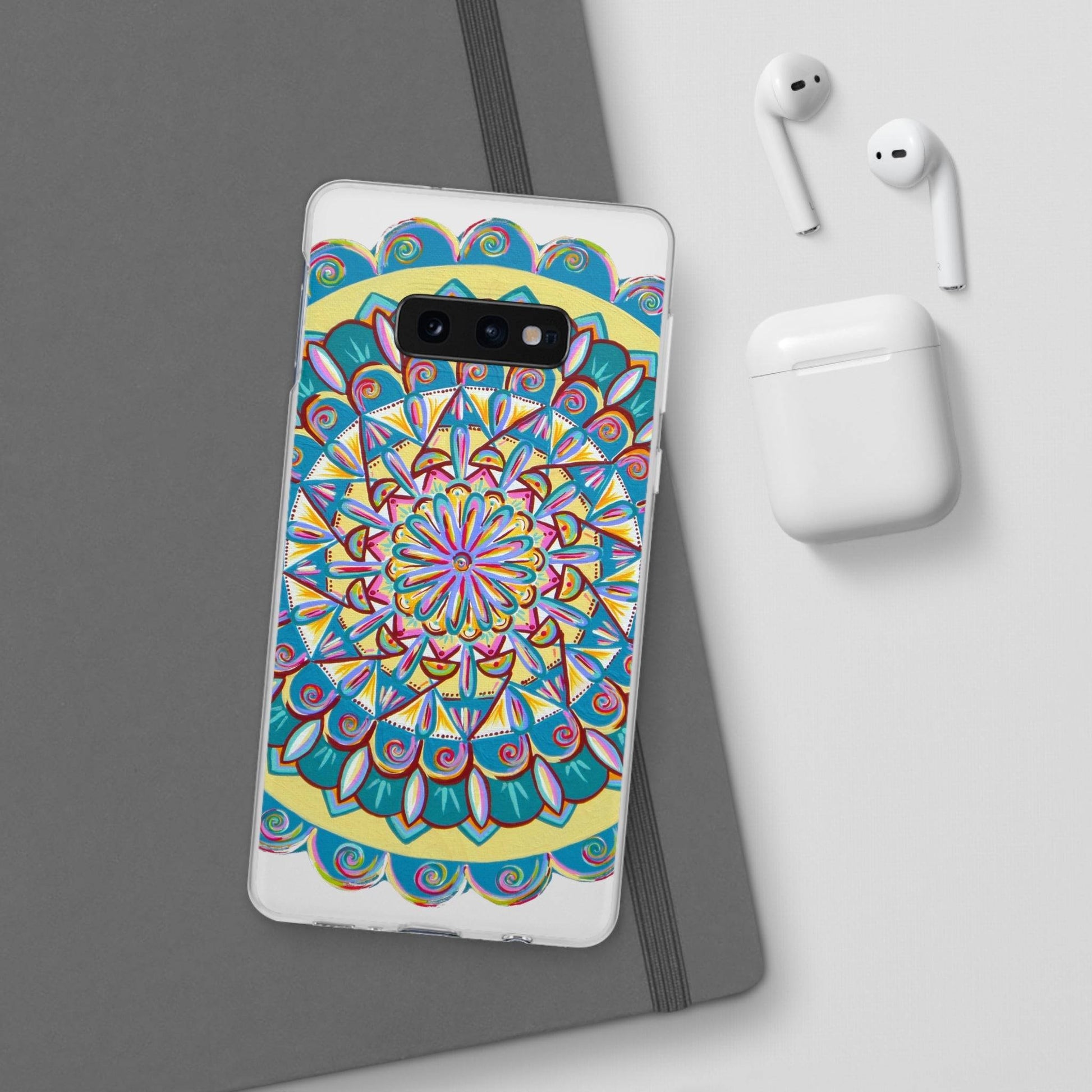 "Almandalayana" Art Phone Armor (slim-fit) - Blue Flame Array Phone Case