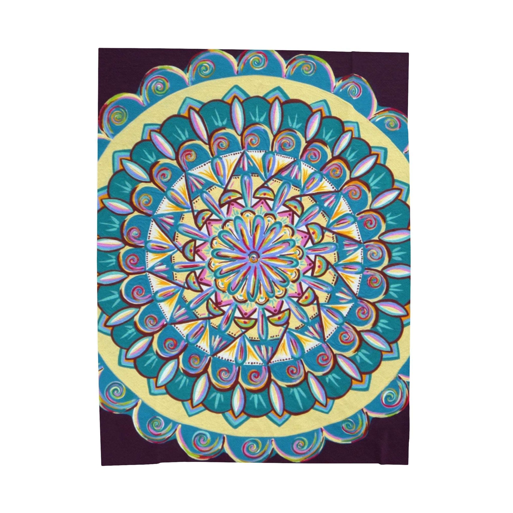 "Almandalayana" Dreamcatcher Blanket - Blue Flame Array All Over Prints