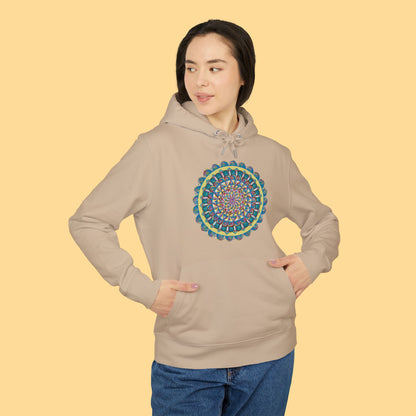 "Almandalayana" Organic Cruiser Hoodie (Font&Back Print)