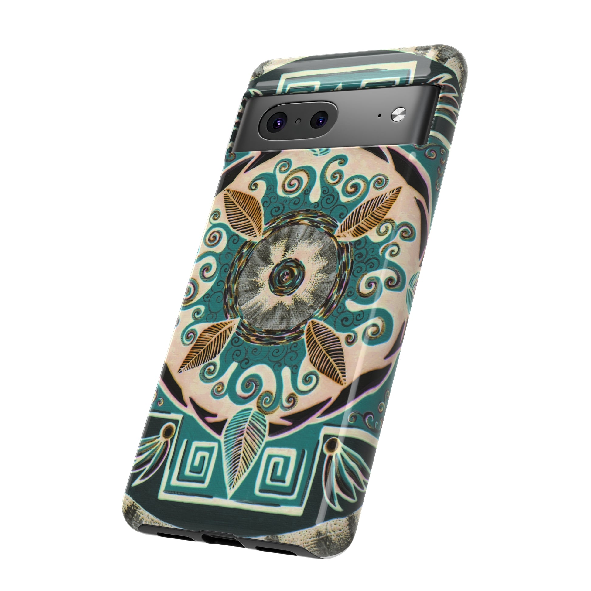 "Hojachakanazura" Art Phone Armor - Blue Flame Array Phone Case