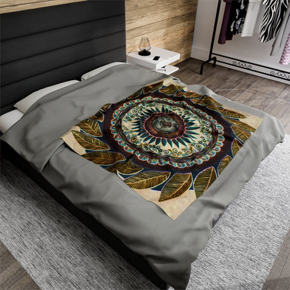 "Mandalamirajna" Dreamcatcher Blanket