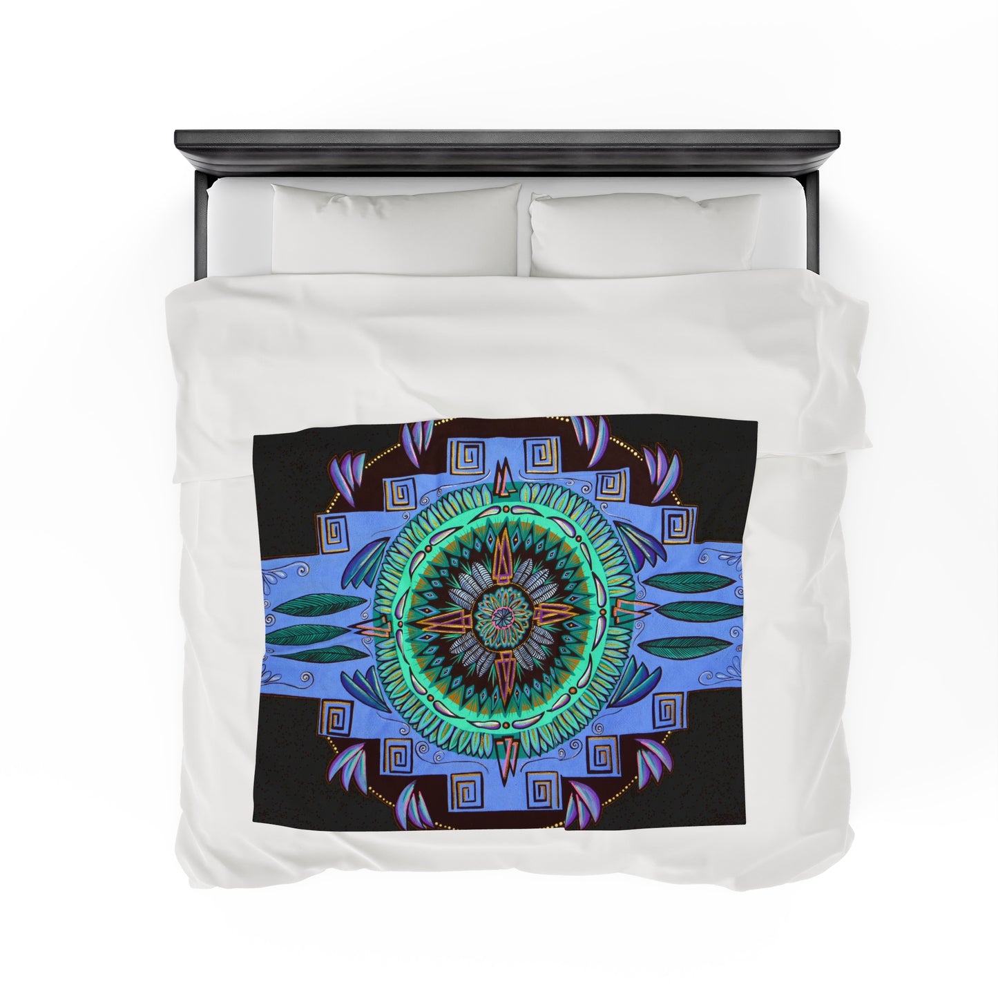 "Plumachakana" Dreamcatcher Blanket