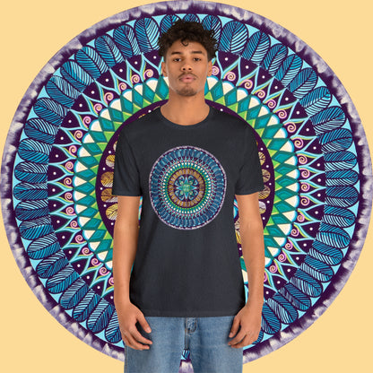 "AquilazurA Kryst'dala" Lords & Ladies Tee - Blue Flame Array T-Shirt