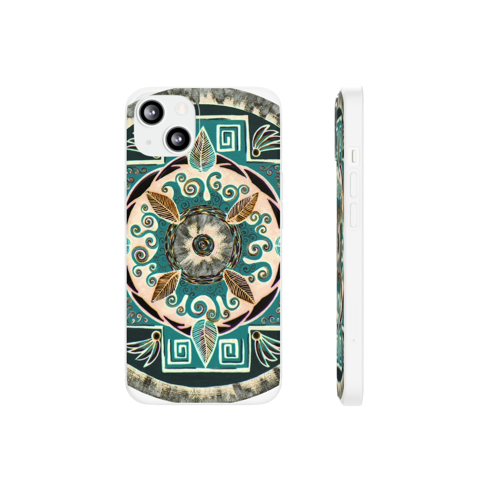 "Hojachakanazura" Art Phone Armor (slim-fit) - Blue Flame Array iPhone 13 Phone Case