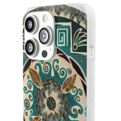 "Hojachakanazura" Art Phone Armor (slim-fit) - Blue Flame Array Phone Case