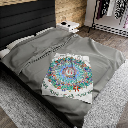 "Mandalavida Blanka" Dreamcatcher Blanket