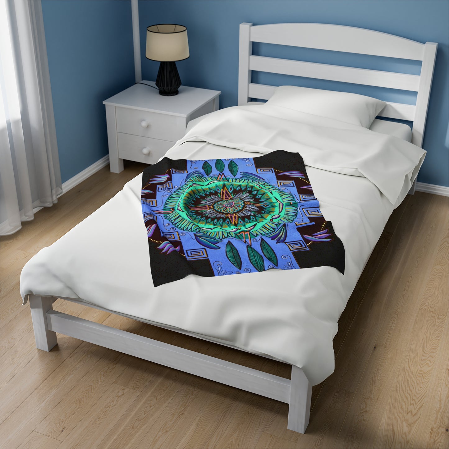 "Plumachakana" Dreamcatcher Blanket