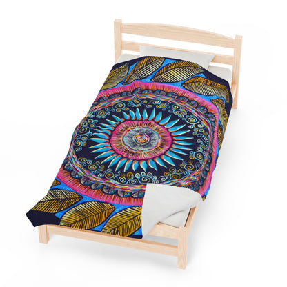 "Mandalamirananda" Dreamcatcher Blanket