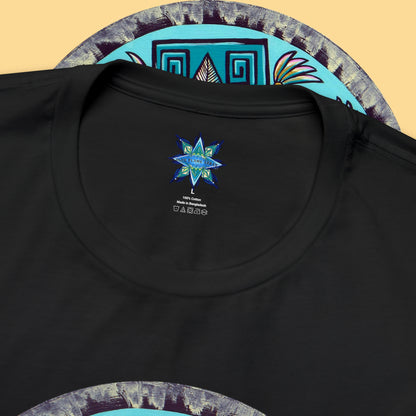 "Hojachakana" Lords & Ladies Tee - Blue Flame Array T-Shirt