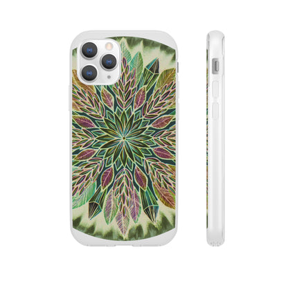 "Krystalhoja Verde" Art Phone Armor (slim-fit) - Blue Flame Array iPhone 11 Pro with gift packaging Phone Case