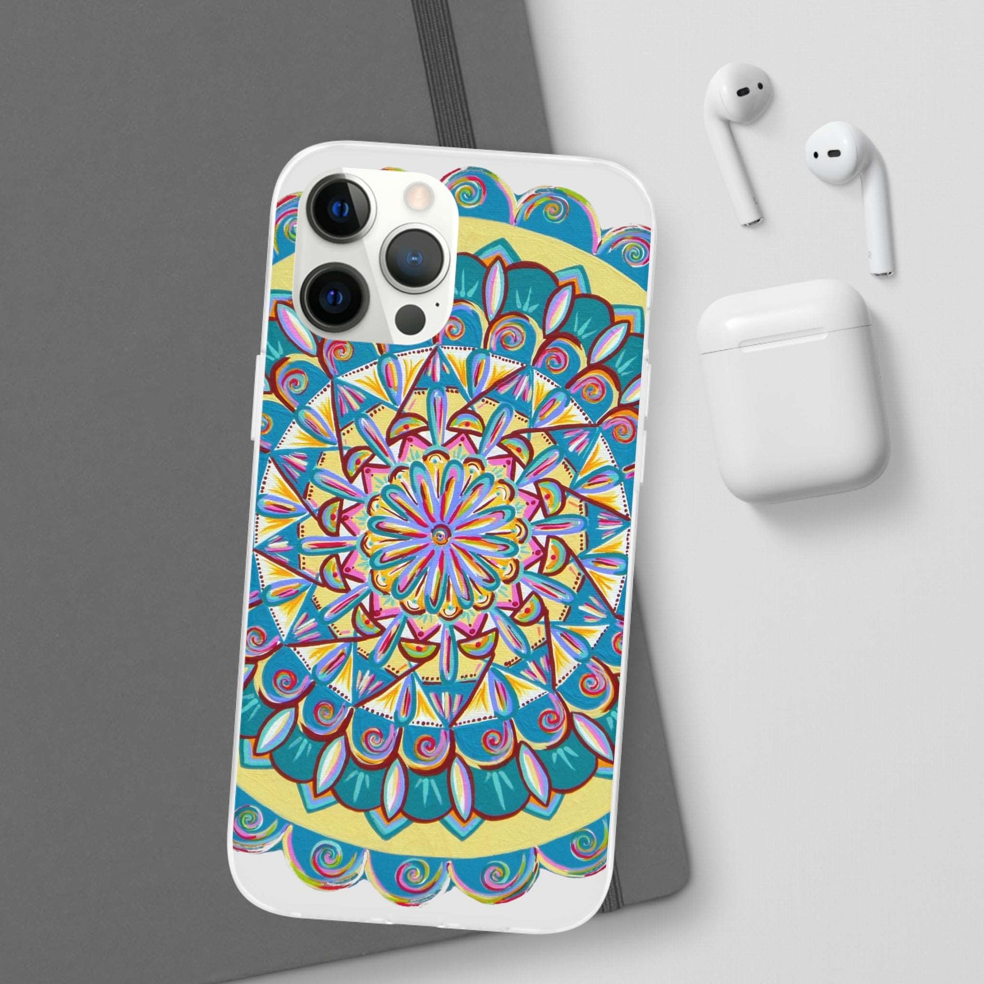 "Almandalayana" Art Phone Armor (slim-fit) - Blue Flame Array Phone Case