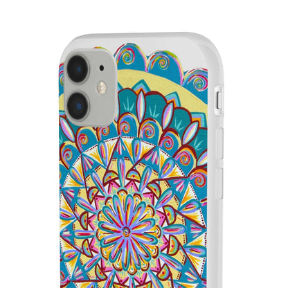 "Almandalayana" Art Phone Armor (slim-fit) - Blue Flame Array Phone Case