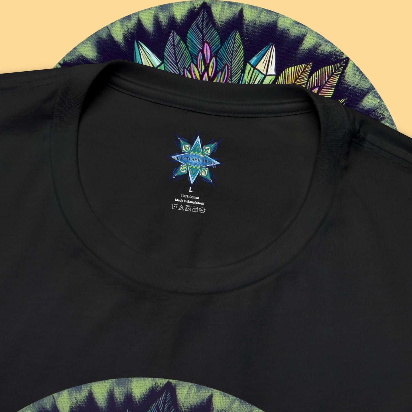 "Krystalhoja" Lords & Ladies Tee - Blue Flame Array T-Shirt