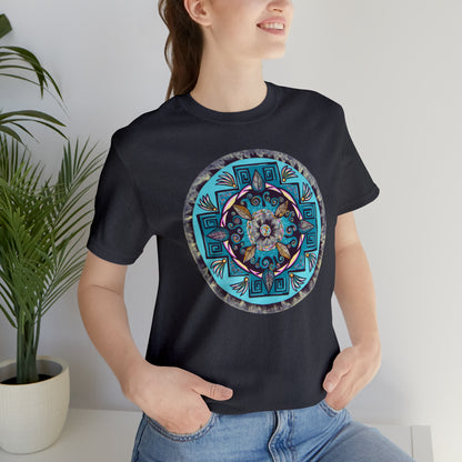 "Hojachakana" Lords & Ladies Tee - Blue Flame Array T-Shirt