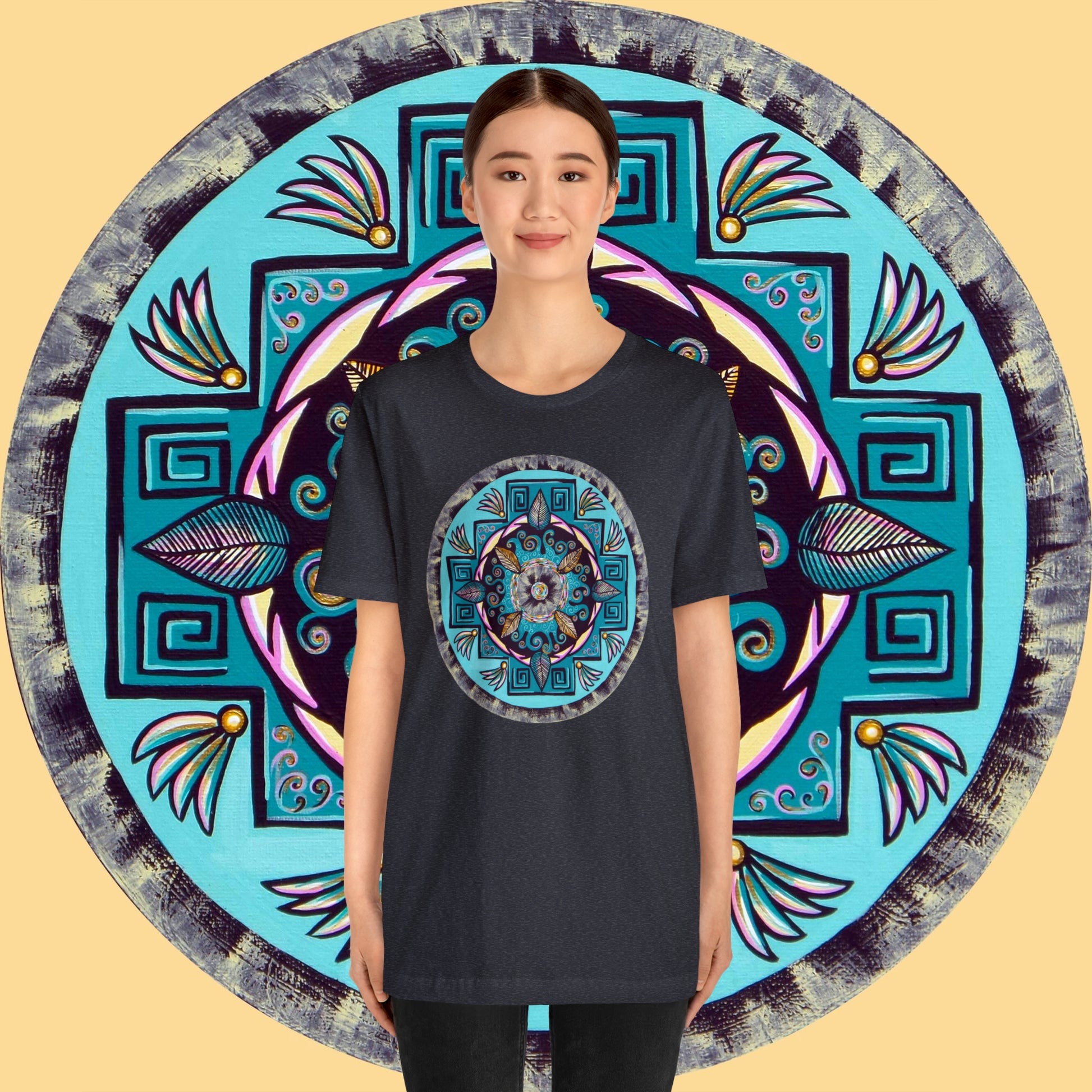 "Hojachakana" Lords & Ladies Tee - Blue Flame Array T-Shirt