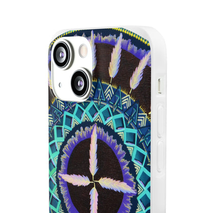 "Cuatro Vientos" Art Phone Armor (slim-fit) - Blue Flame Array Phone Case