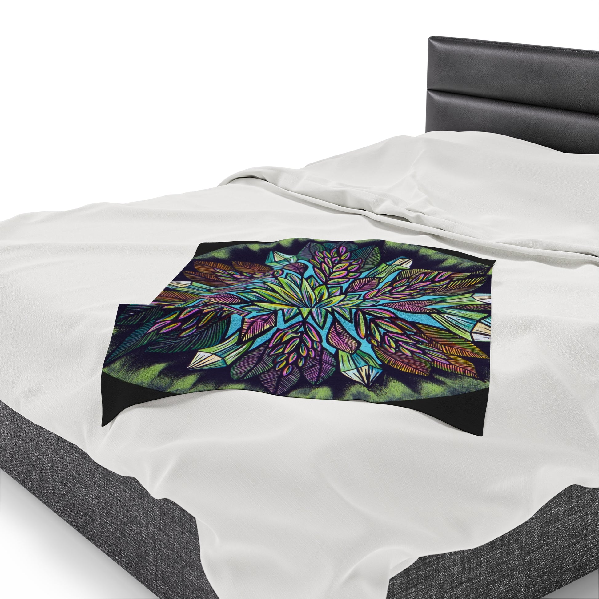 "Krystalhoja" Dreamcatcher Blanket - Blue Flame Array All Over Prints