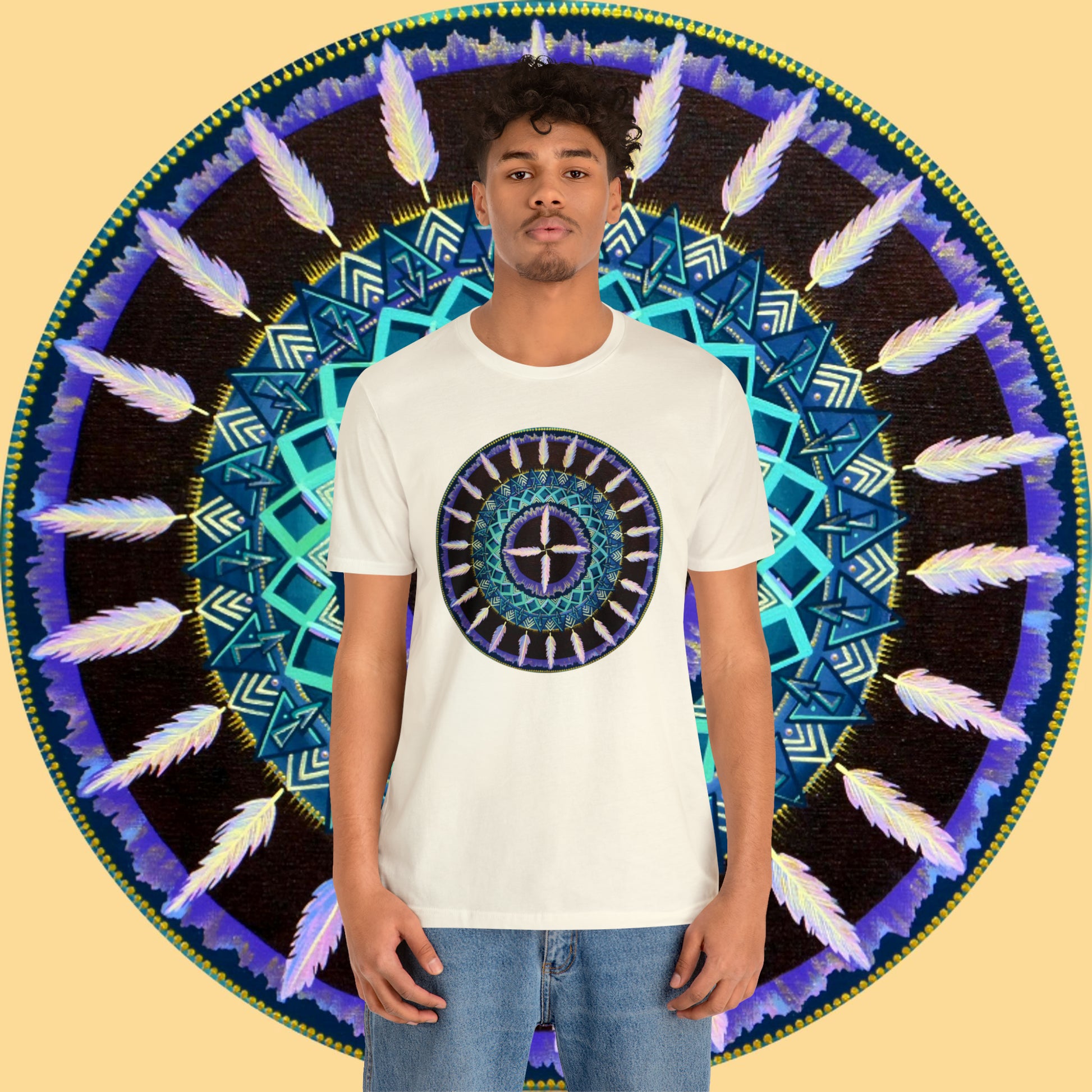 "Cuatro Vientos" Lords & Ladies Tee - Blue Flame Array T-Shirt