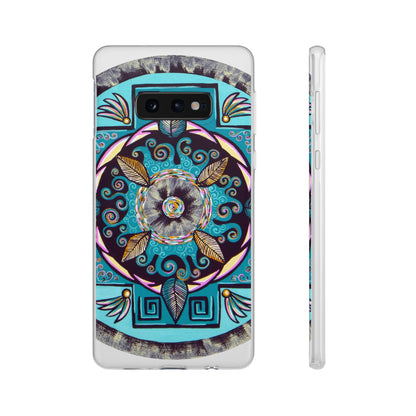 "Hojachakana" Art Phone Armor (slim-fit) - Blue Flame Array Samsung Galaxy S10E Phone Case