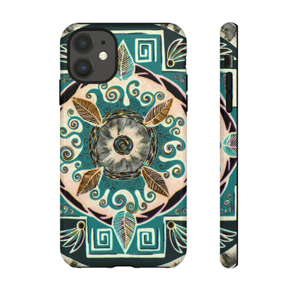 "Hojachakanazura" Art Phone Armor - Blue Flame Array iPhone 11 / Glossy Phone Case