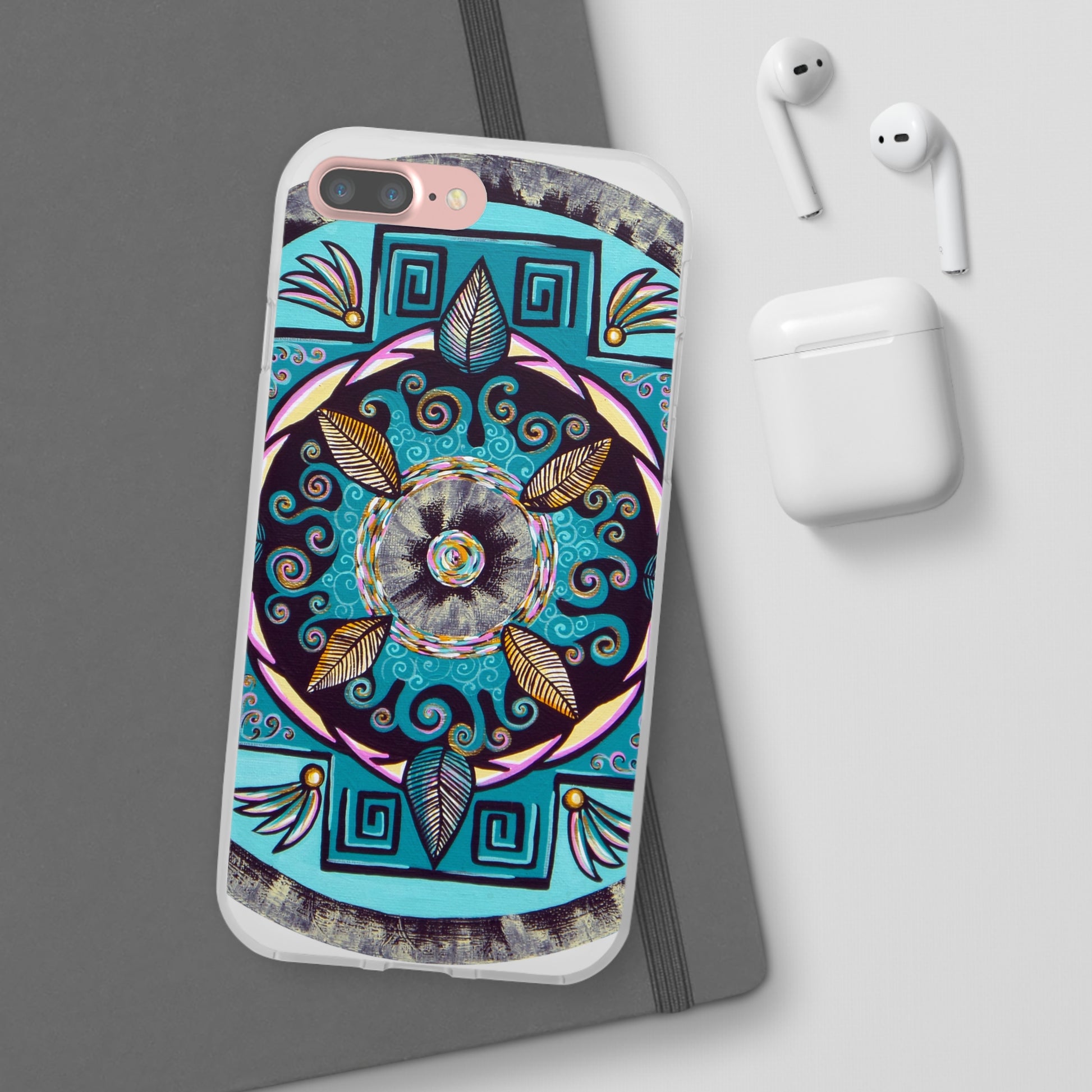 "Hojachakana" Art Phone Armor (slim-fit) - Blue Flame Array Phone Case