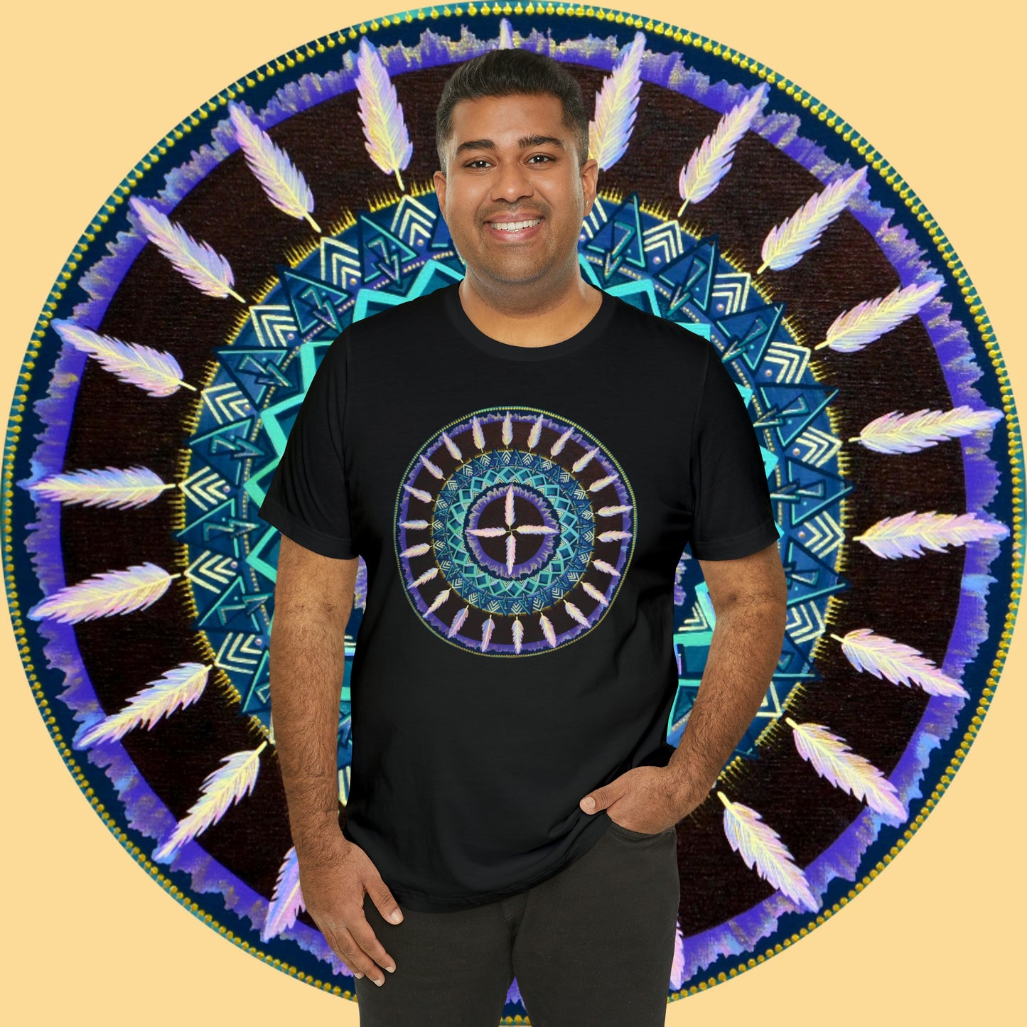 "Cuatro Vientos" Lords & Ladies Tee - Blue Flame Array T-Shirt