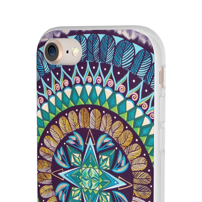 "AquilazurA Kryst'dala" Art Phone Armor (slim-fit) - Blue Flame Array Phone Case