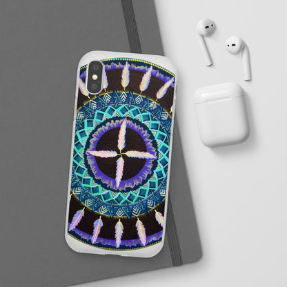 "Cuatro Vientos" Art Phone Armor (slim-fit) - Blue Flame Array Phone Case