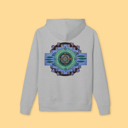 "Plumachakana" Organic Cruiser Hoodie (Font&Back Print)