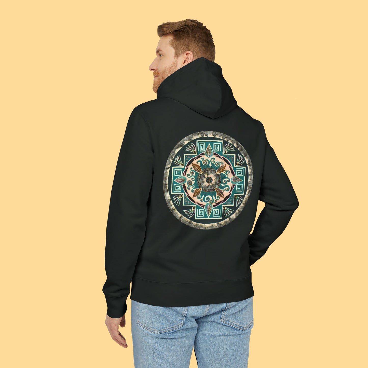 "Hojachakanazura" Organic Cruiser Hoodie (Font&Back Print)