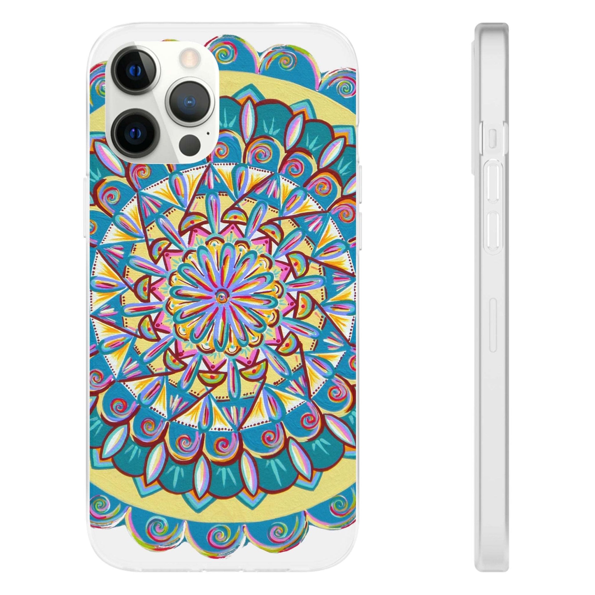 "Almandalayana" Art Phone Armor (slim-fit) - Blue Flame Array iPhone 12 Pro Max Phone Case