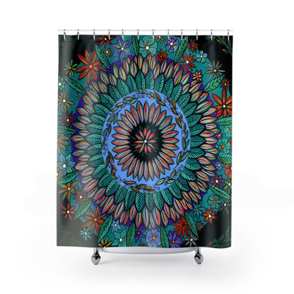 "Mandalavida" Shower Curtains