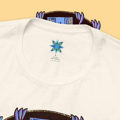 "Plumachakana" Lords & Ladies Tee - Blue Flame Array T-Shirt