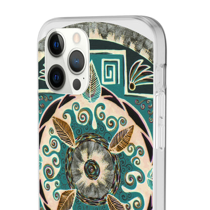 "Hojachakanazura" Art Phone Armor (slim-fit) - Blue Flame Array Phone Case