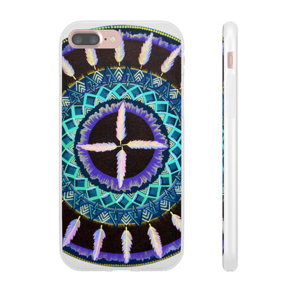 "Cuatro Vientos" Art Phone Armor (slim-fit) - Blue Flame Array iPhone 7 Plus with gift packaging Phone Case