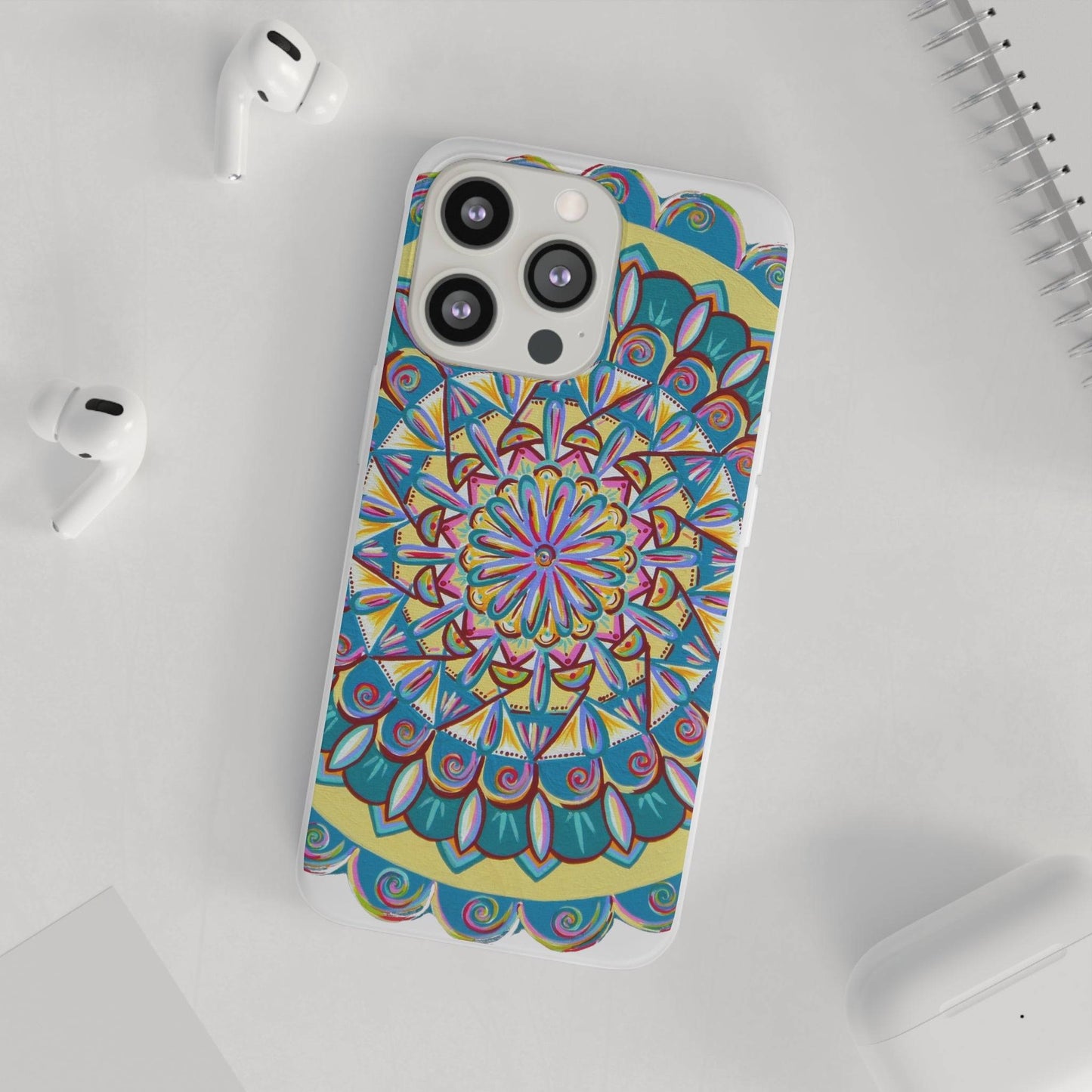 "Almandalayana" Art Phone Armor (slim-fit) - Blue Flame Array Phone Case