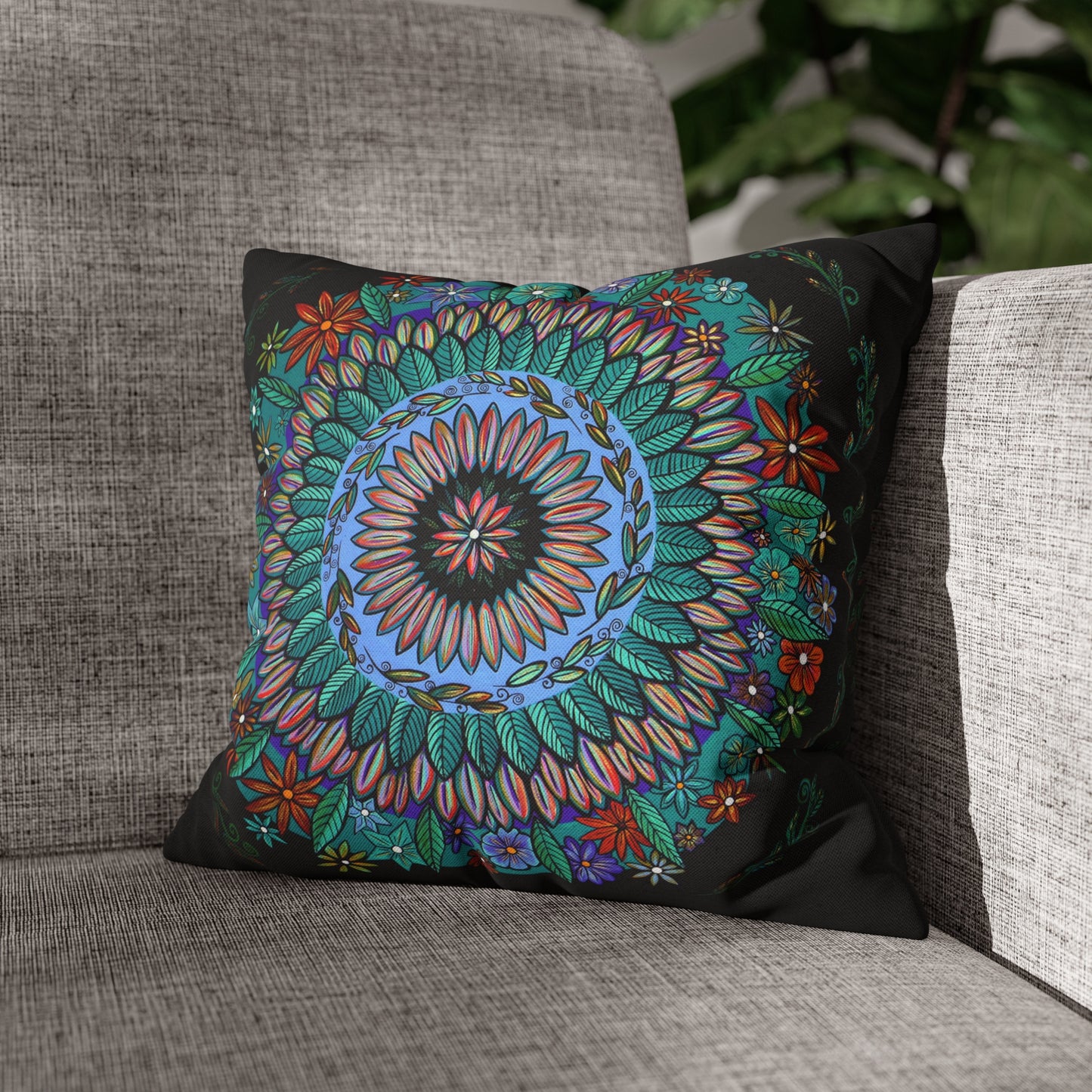 "Mandalavida" Dreamcatcher Pillow Cover