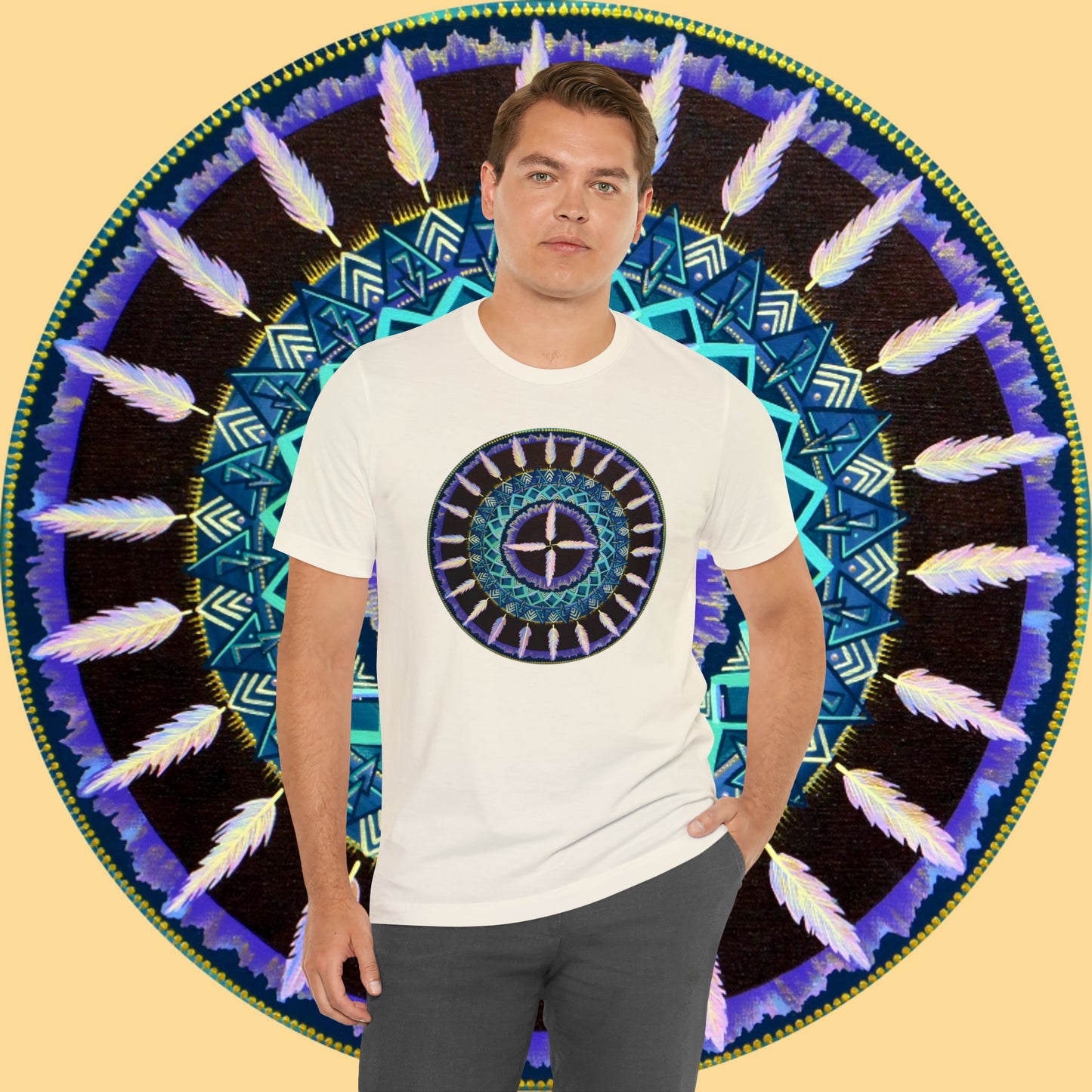 "Cuatro Vientos" Lords & Ladies Tee - Blue Flame Array T-Shirt